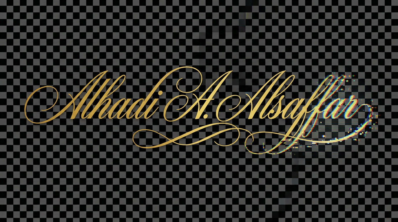 Alhadi A. Alsaffar Signature